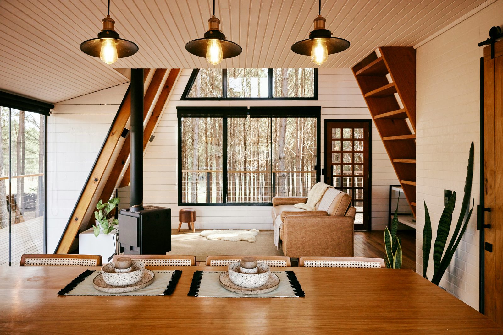 Woman relaxing in a comfortable, climate-controlled Nanaimo living room